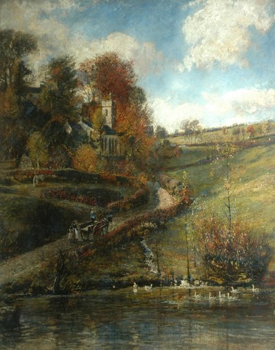 Lindale Church by John William Buxton Knight